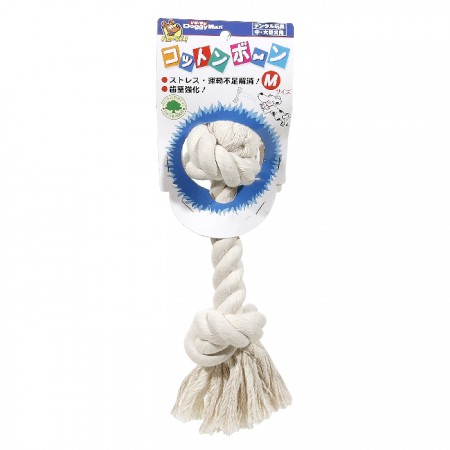 犬用自然素材棉質潔牙拉索玩具-M