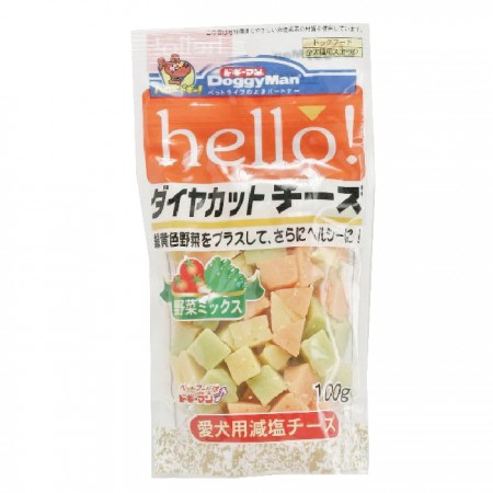 犬用Hello角切野菜起司塊