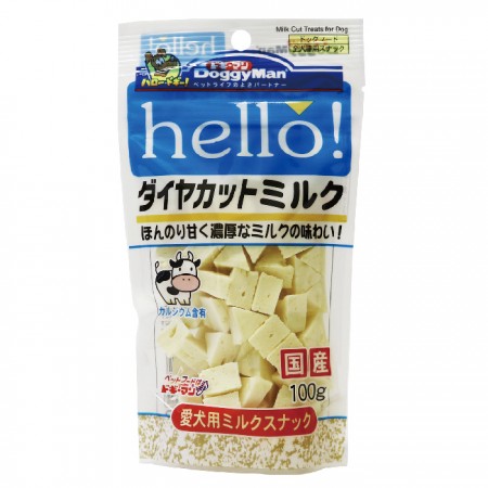犬用Hello角切乳香牛奶塊
