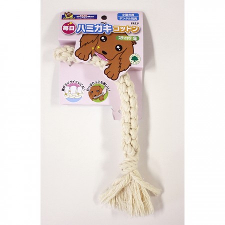 犬用每日潔牙棉繩玩具棒型S