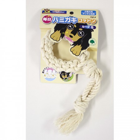 犬用每日潔牙棉繩玩具環形S