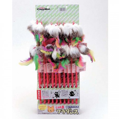 貓用小老鼠逗貓棒20根裝/紙卡