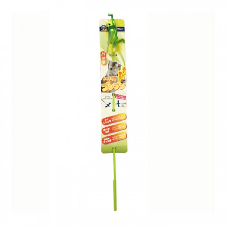 天然動感昆蟲逗貓棒-蚱蜢
