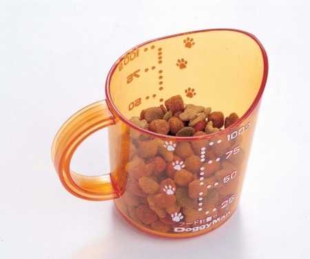犬貓用乾飼料透明量杯