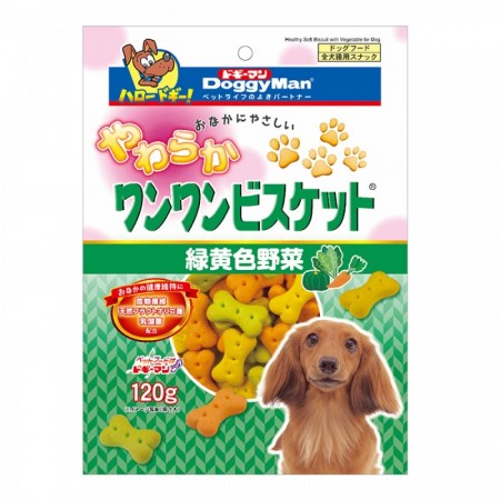 犬用野菜消臭軟餅乾 120g