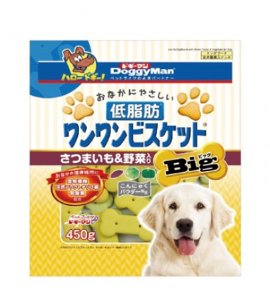 大型犬用低脂甜薯野菜消臭餅乾 