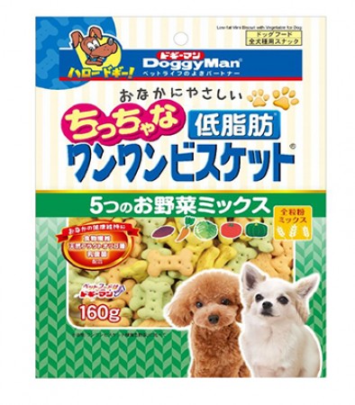 犬用低脂五蔬果消臭餅乾 
