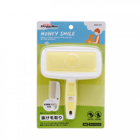 NHS-59 犬貓用抗菌方形針梳-M