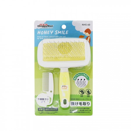 NHS-60 長毛犬貓專用角型針梳-S