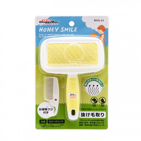 NHS-61 短毛犬貓專用角型針梳-S