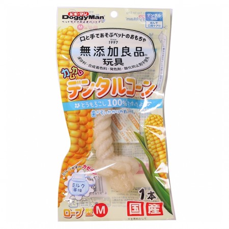 無添加系列犬用玉米牛奶味磨牙骨 M