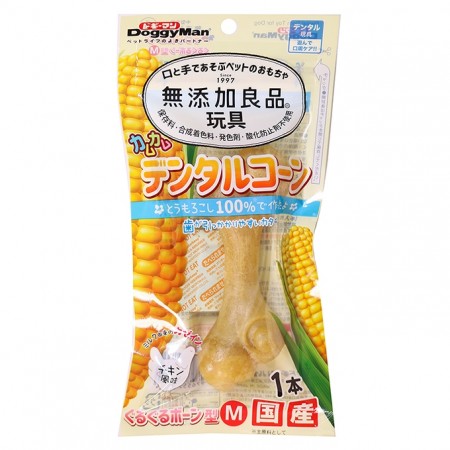 無添加系列犬用玉米雞肉味磨牙骨 M