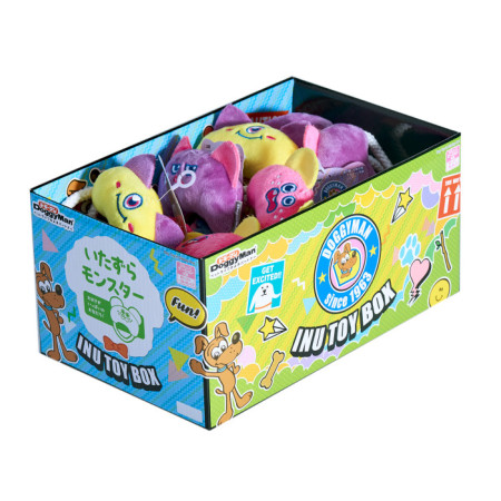 犬用搞怪怪獸造型玩具-18入盒裝