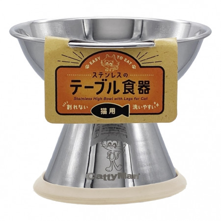 貓用不鏽鋼高座碗