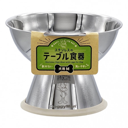 犬用不鏽鋼高座碗M