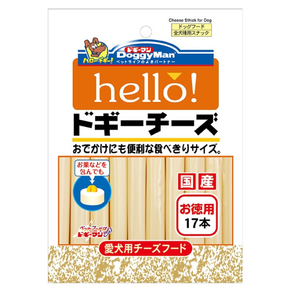 犬用Hello起司條17入經濟包 214g