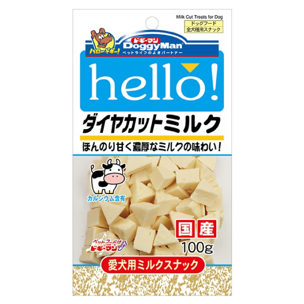 犬用Hello角切乳香牛奶塊 100g