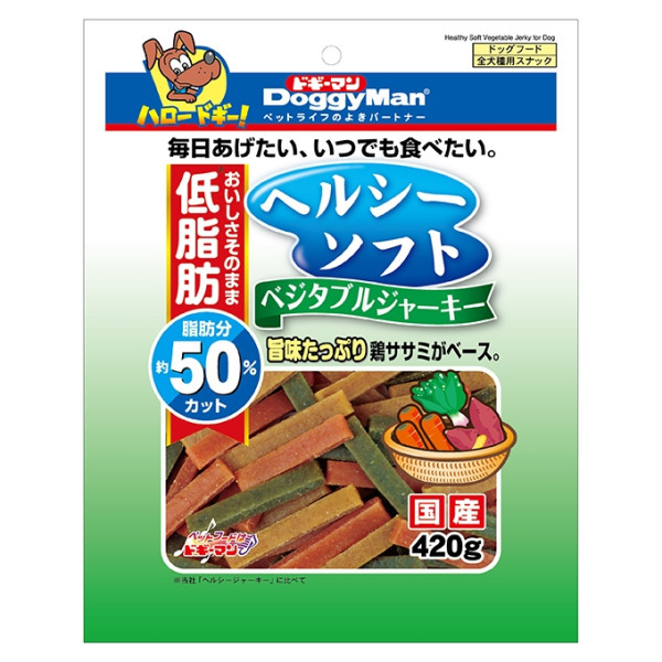 犬用健康低脂野菜軟雞肉條 420g