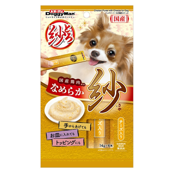 犬用紗雞肉泥 56g (14gX4包)-起司