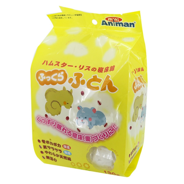 寵物鼠用天然棉花床 130g