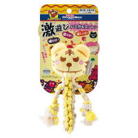 犬用棉繩潔牙玩具SS-黃虎