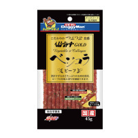 犬用金牌長切野菜牛肉條 45g