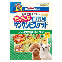 犬用低脂五蔬果餅乾 160g